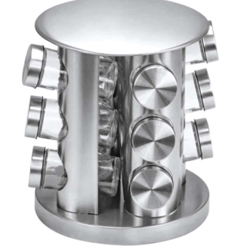 PORTA TEMPEROS GOURMET GIRATÓRIO 12 POTES - PROMOÇÃO POR TEMPO LIMITADO