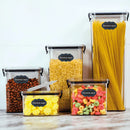 Kit 5 Potes Herméticos com Trava e Alta Vedação